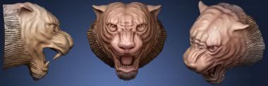 3D мадэль Тигр (STL)